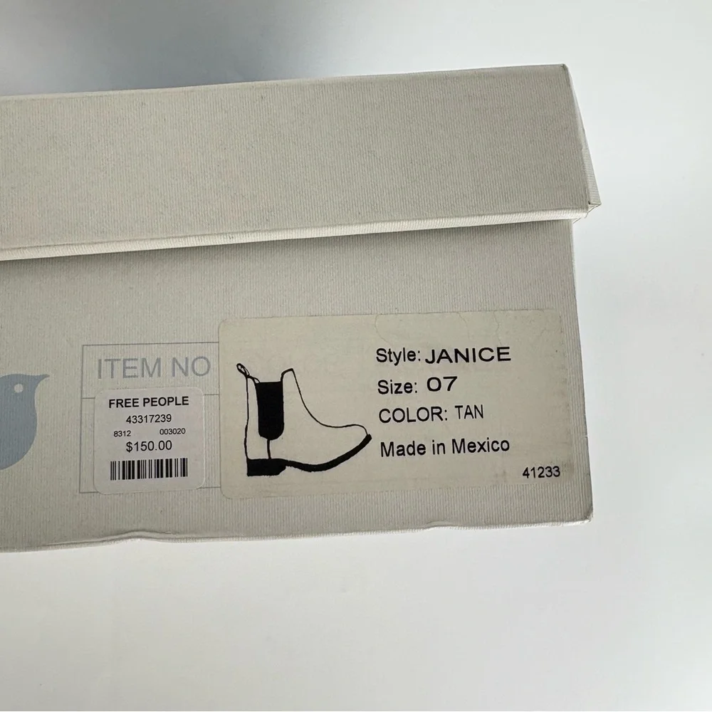 NIB Free People Farylrobin Janice Booties